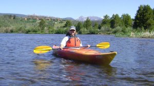 kayaking on Shadow Mountain